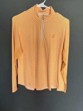 GG Blue Georgia Ice Style Women's Long-Sleeve Performance Quarter-Zip Top